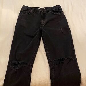 Abercrombie & Fitch Boyfriend Distressed Jeans